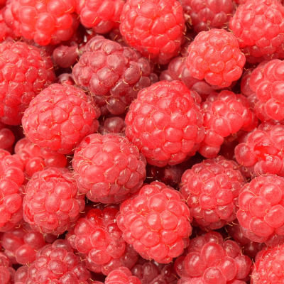 red raspberries